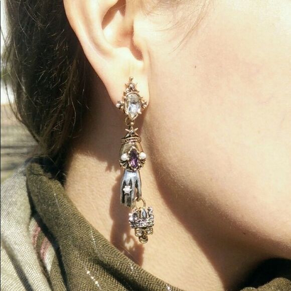 ✨Hand earrings 🖐🏻✨💀💎 - Picture 5 of 7